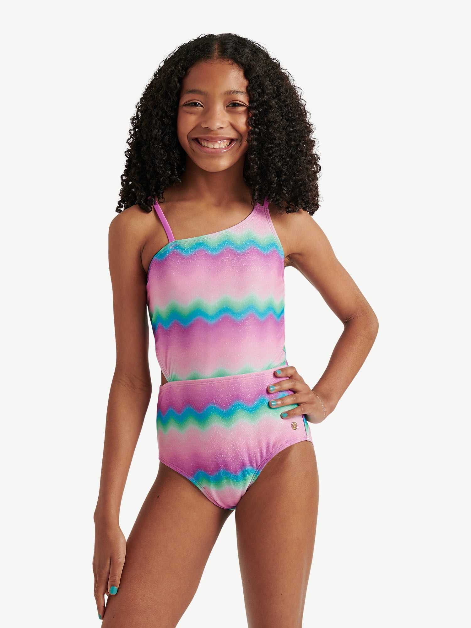 Justice Girls One Piece Swimsuit, sizes XS-XL