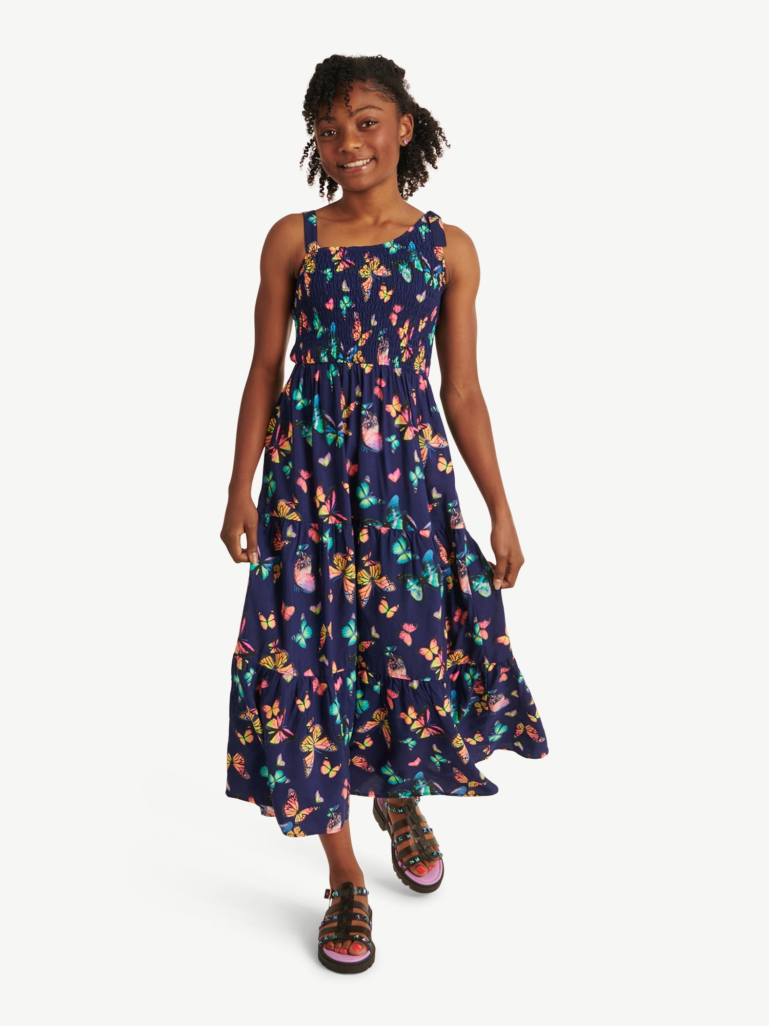 Justice top floral dress