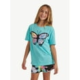 thumbnail image 1 of Justice Girls Oversized Graphic Tee, Sizes XS-XLP, 1 of 5