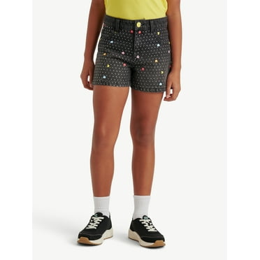 Justice Girls PAC-MAN Embellished Denim Short, Sizes 6-18, Slim & Plus