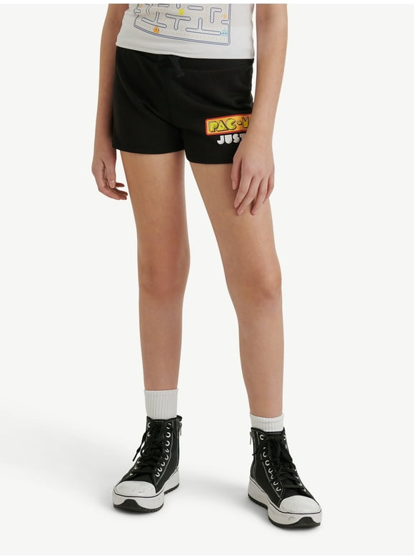 Girls PAC-MAN Fleece Short, Sizes XS-XL & Plus