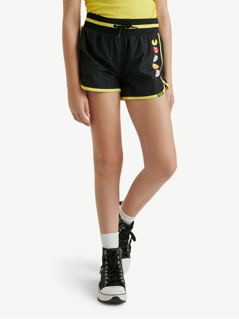 Justice Girls PAC-MAN Running Short, Sizes XS-XL & Plus