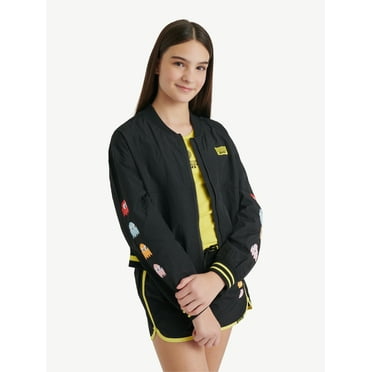 Justice Girls PAC-MAN Bomber Jacket, Sizes XS - XLP