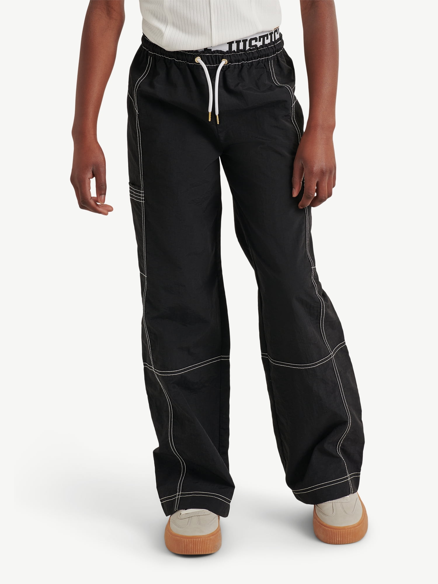 Justice Girls Parachute Windbreaker Pant, Sizes XS - XLP
