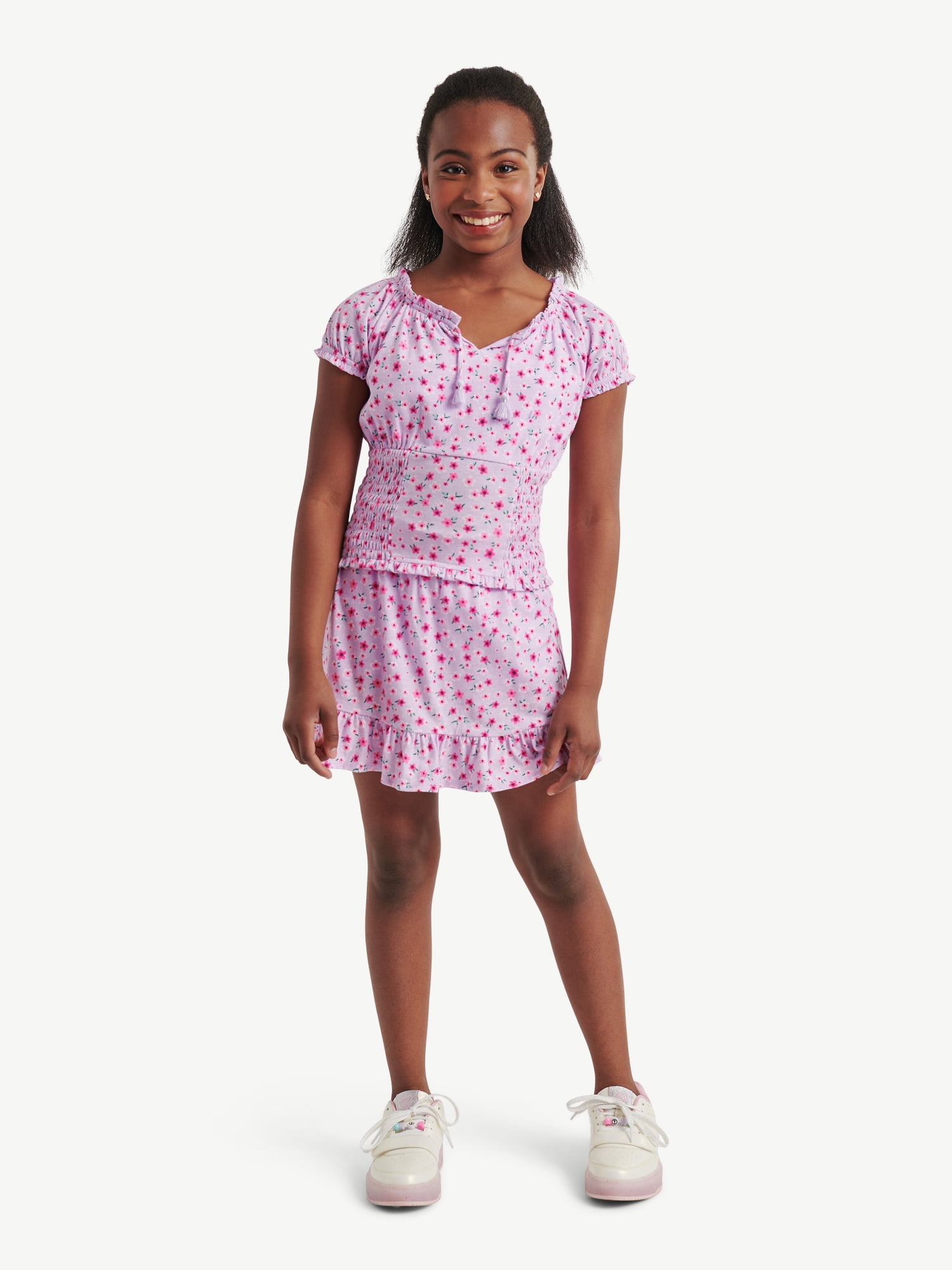 girls peasant top