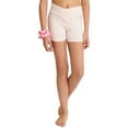 thumbnail image 1 of Justice Nylon Spandex Crossover Waist Dance Shorts for Girls, Sizes 2XS-XL, 1 of 5