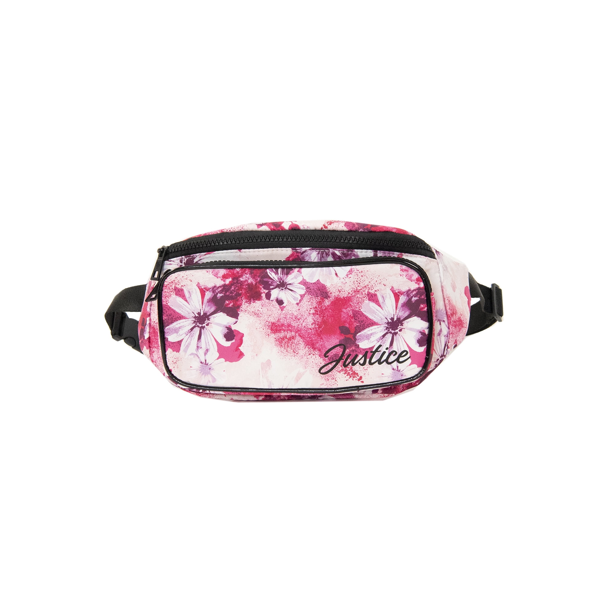 Justice Girls Pink Floral Print Fanny Pack Walmart