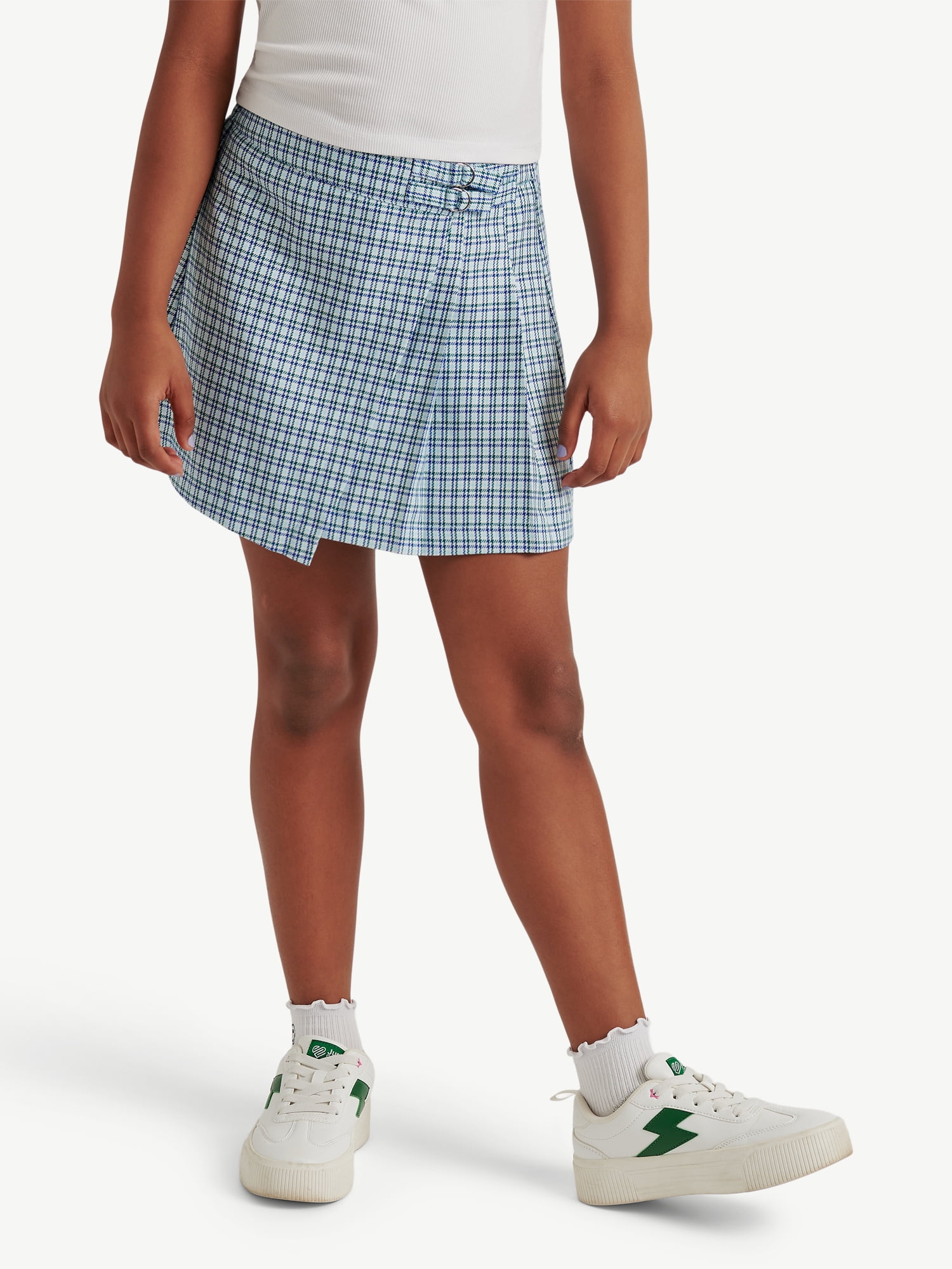 Justice Girls Plaid Pleated Skirt, Sizes XS - XLP