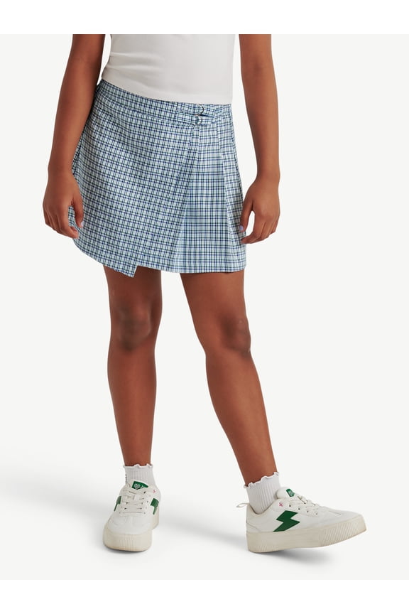 Girls Plaid Pleated Skirt, Sizes XS - XLP