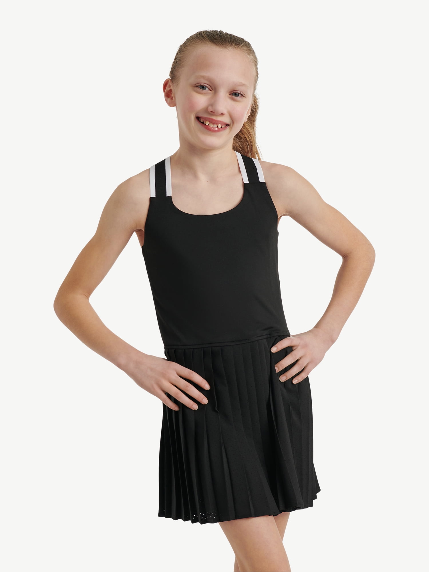 Justice Girls Pleated Tennis Dress, Sizes XS - XLP - Walmart.com