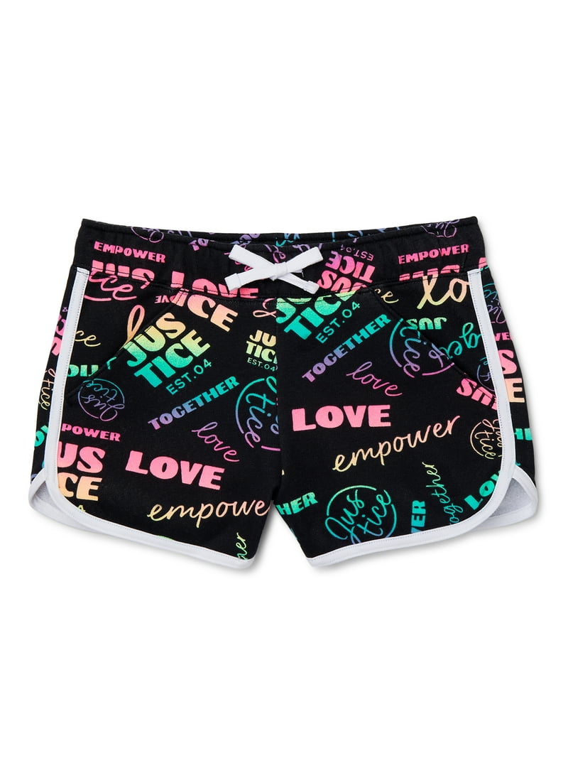 Justice Girls Printed Dolphin Shorts Sizes 4-18 - Walmart.com