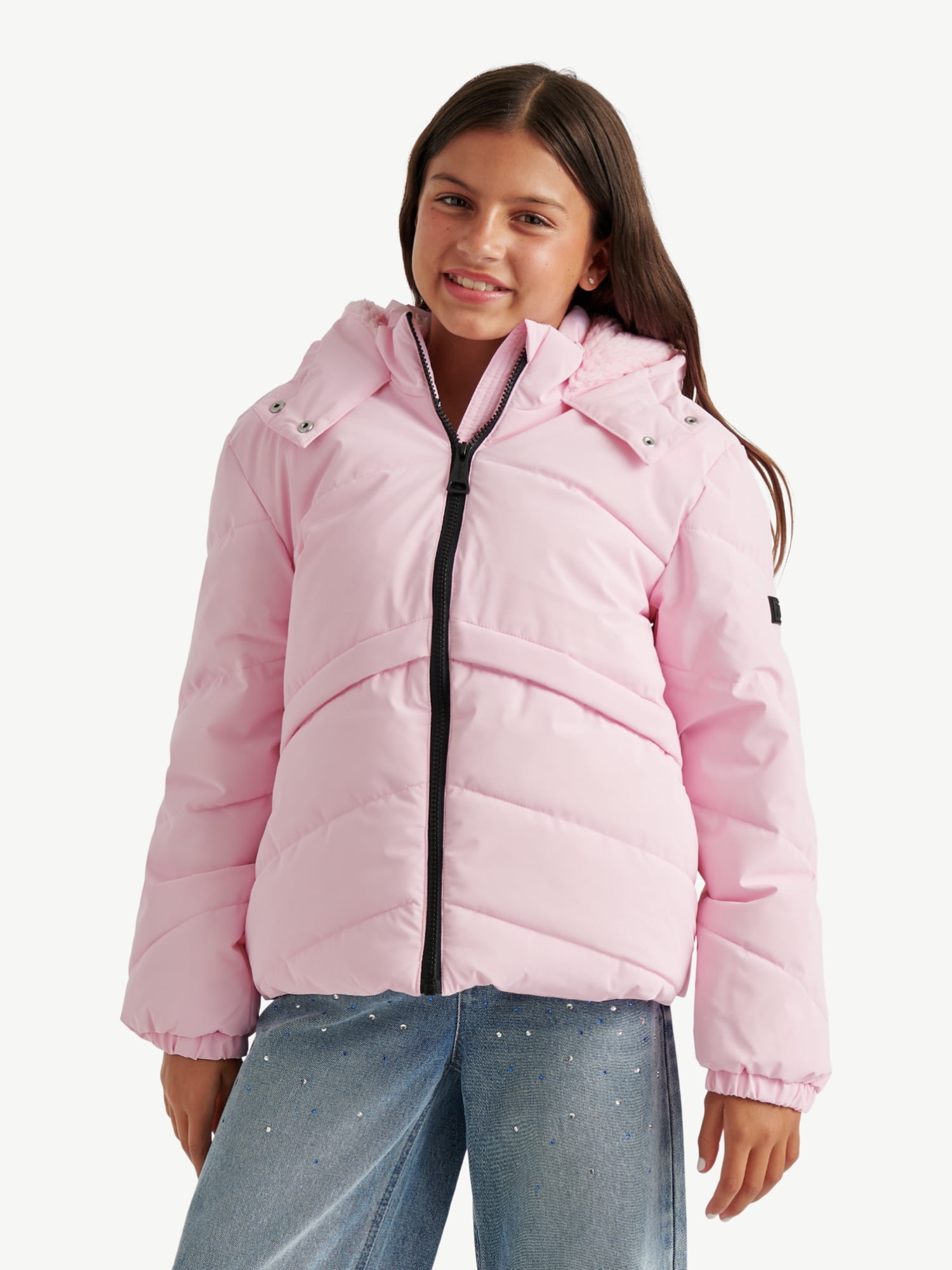 Justice Girls Puffer Jacket, Sizes XS - XL