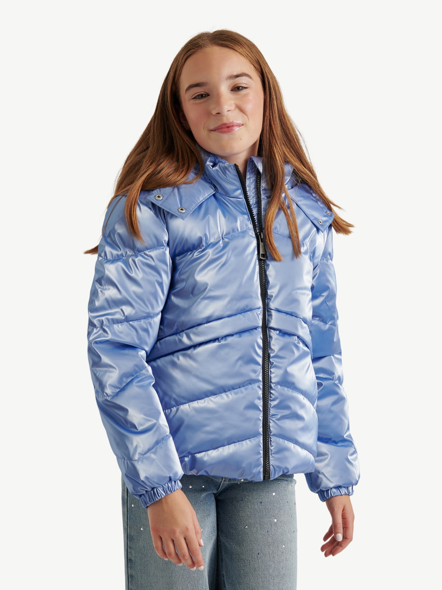 Justice Girls Puffer Jacket, Sizes XS - XL