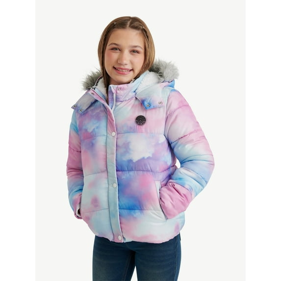 Justice Girls Puffer Jacket, Sizes XS-XL