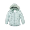 thumbnail image 1 of Justice Girls Puffer Jacket with Faux Fur Lined Hood, Sizes 5-18, 1 of 2