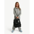 thumbnail image 1 of Justice Girls' Puffy Quilted 15" Backpack, Black, 1 of 5