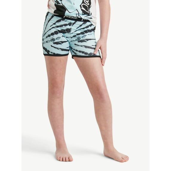 Justice Girls Elastic Waistband Fashion Dance and Gymnastics Short, Sizes XS-XL