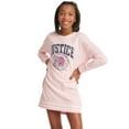 thumbnail image 1 of Justice Girls Rib Cuff Sweatshirt Dress, Sizes XS-XLP, 1 of 5