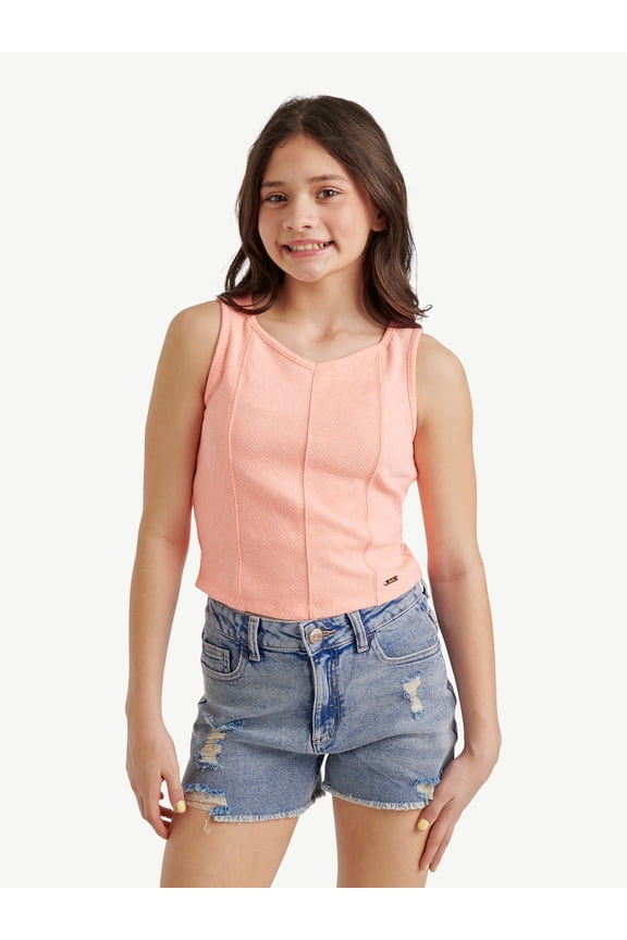 Girls Rib Tank, Sizes XS - XLP