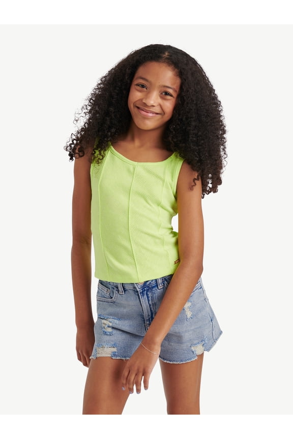 Girls Rib Tank, Sizes XS - XLP
