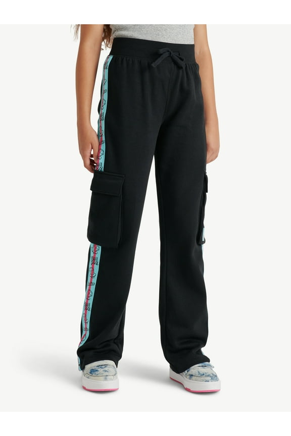 Girls Ring Pop Bazooka Collab Cargo Straight Leg Pant, Sizes XS-XLP