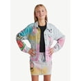 thumbnail image 1 of Justice Girls Ring Pop Bazooka Collab Denim Jacket, Sizes XS-XLP, 1 of 10