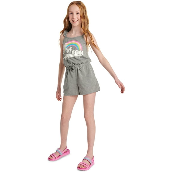 Justice Girls Ruffle Top Romper, Sizes XS-XXL