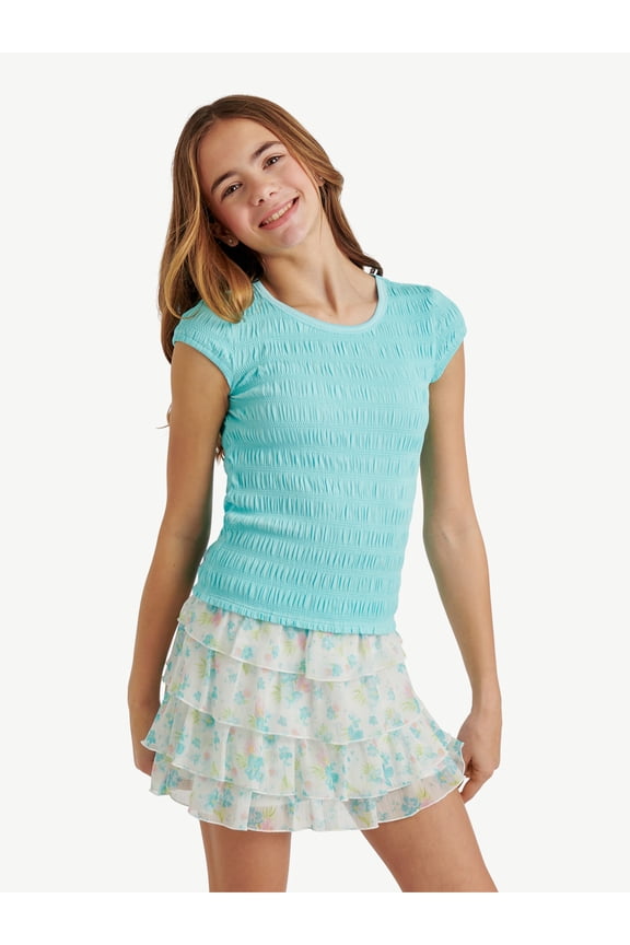 Girls Scrunch Top, Sizes XS - XLP