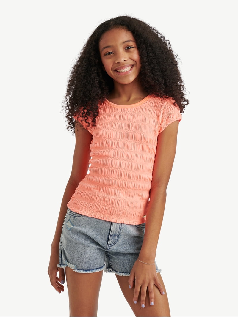 Justice Girls Scrunch Top, Sizes XS - XLP - Walmart.com