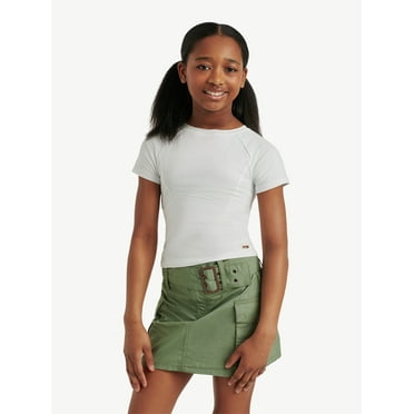 Justice Girls Seamed Tee, Sizes XS - XLP