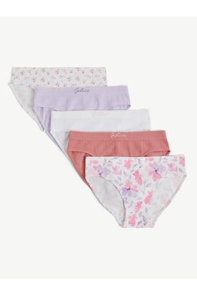 Girls Seamless Bikini Undies, 5-Pack, Sizes 6-16