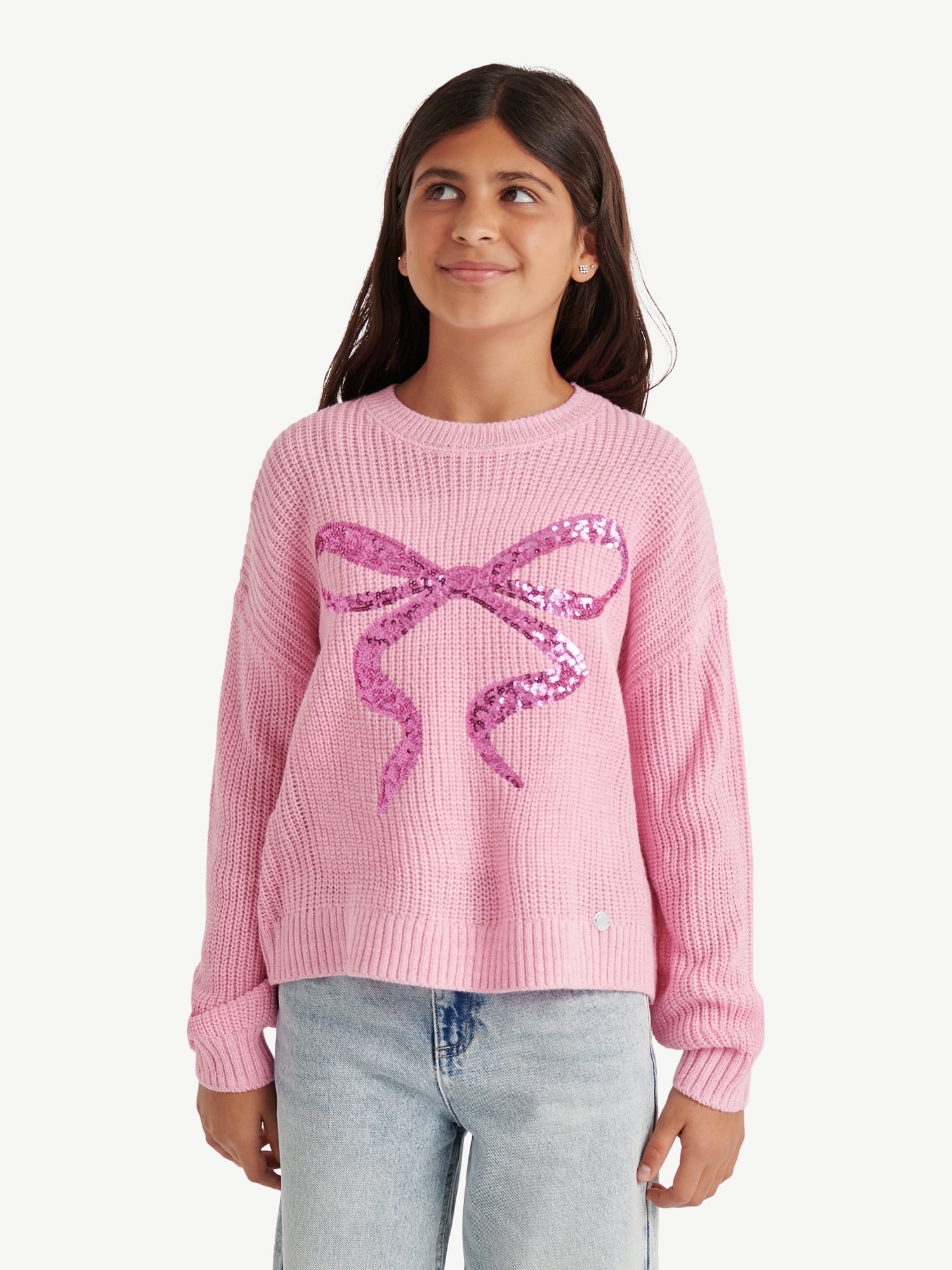 Justice Girls Sequin Graphic Sweater, Sizes XS - XLP