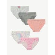 Justice Girls "Shades Collection" Bikini Undies, 5-Pack, Sizes 6-16