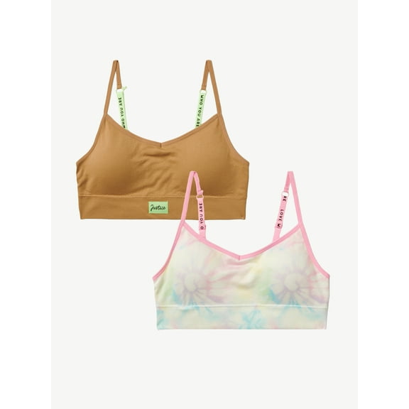 Justice Girls "Shades Collection" Convertible Back Bra, 2-Pack, Sizes 28-38