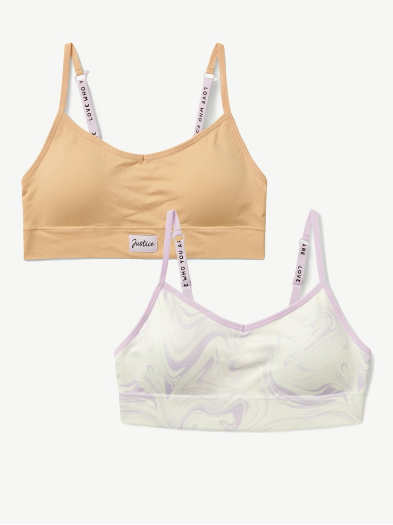 Soutien-gorge Convertible Fille Justice - Taille 30 - Rose Avec Logo - Neuf étiqueté