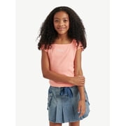 Girls Short Sleeve Active Top, Sizes XS - XLP