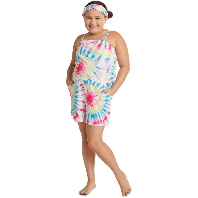Girls sleep romper deals