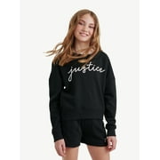 Justice Girls Solid Lounge Crew, Sizes XS-XLP