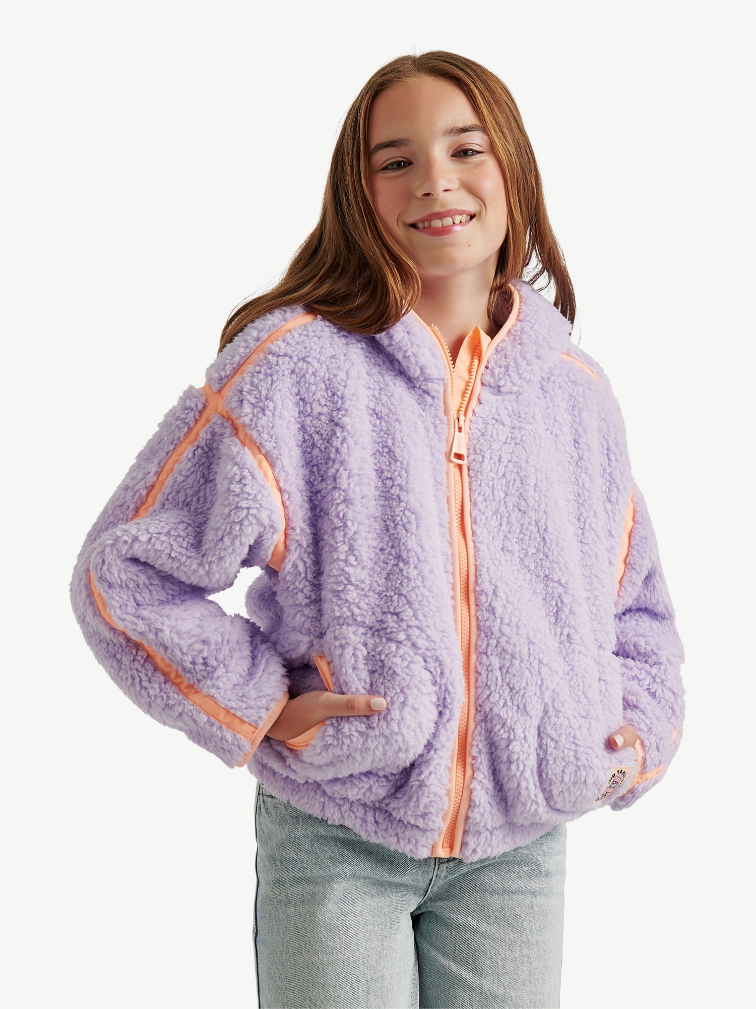 Justice Girls Solid Sherpa, Sizes XS - XL
