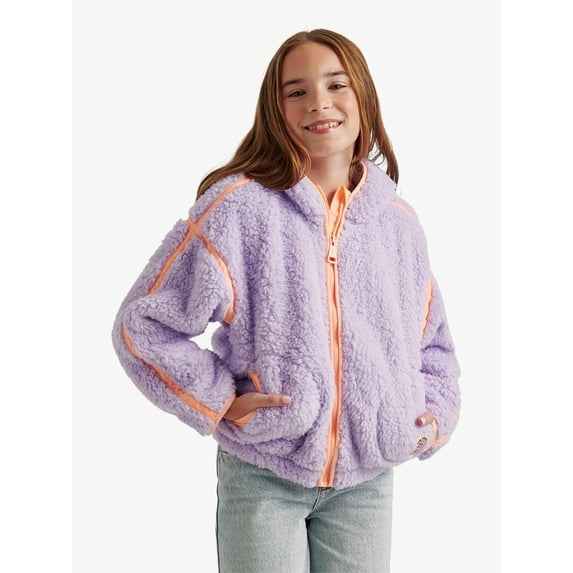 Justice Girls Solid Sherpa, Sizes XS - XL