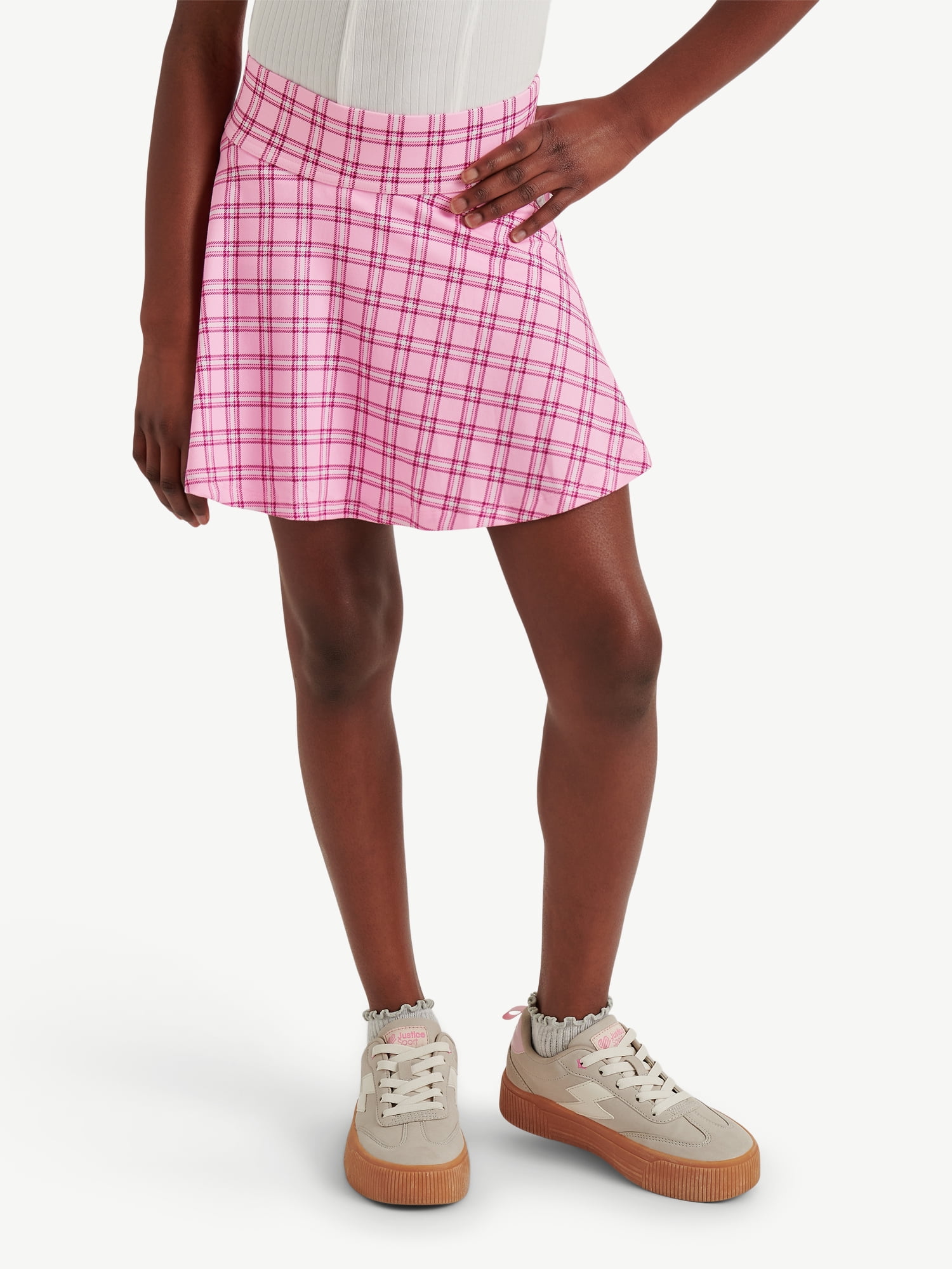 Justice Girls Sporty Skater Skort, Sizes XS - XLP