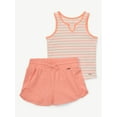 thumbnail image 1 of Justice Girls Striped Tee & Short Set, Sizes XS - XLP, 1 of 11