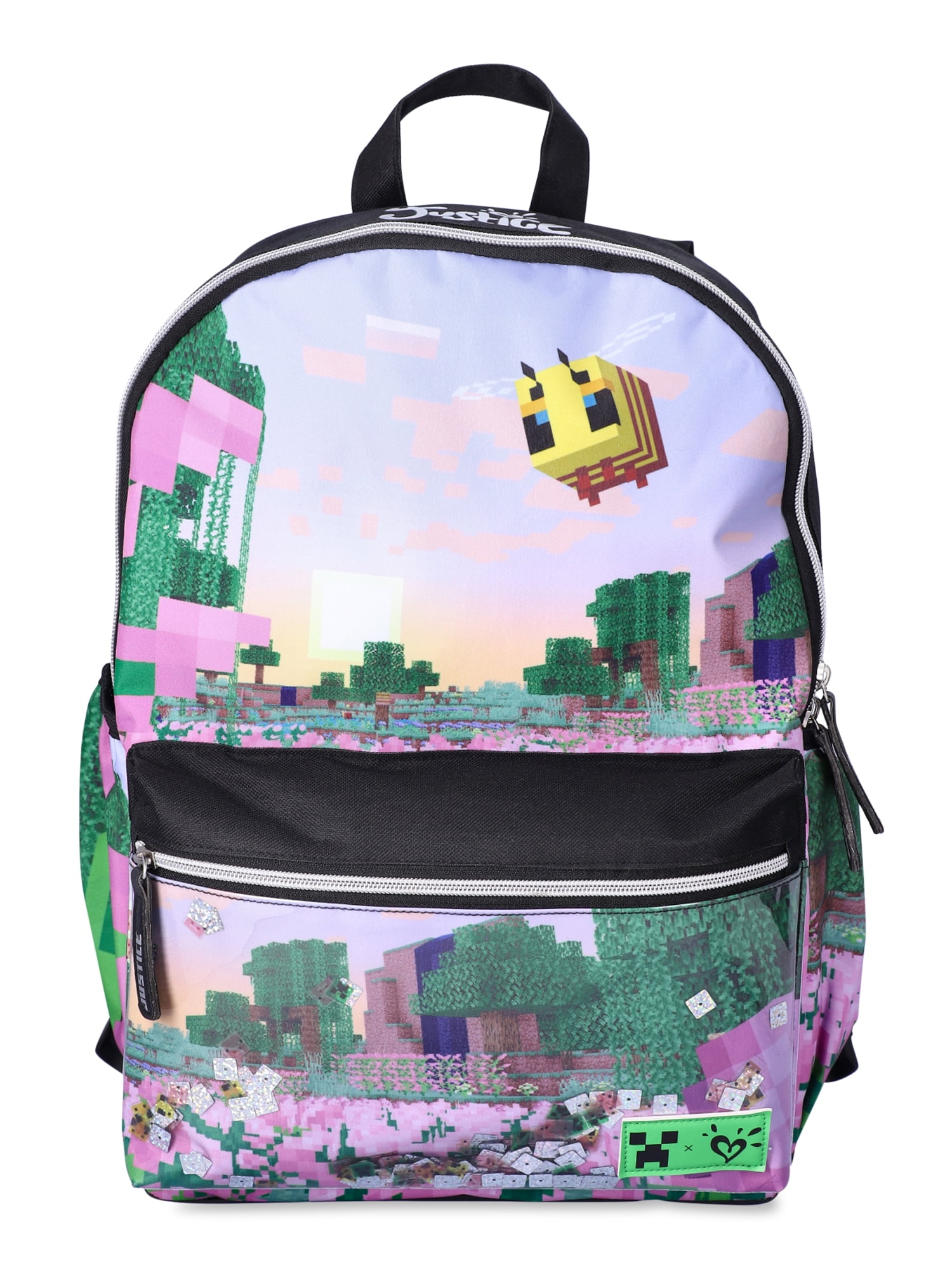 Justice Girls Minecraft Backpack Justice Girls' Sublimation Print