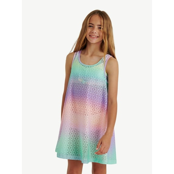 Justice Girls Swimsuit Cover-Up Racerback Dress, Sizes 4-18