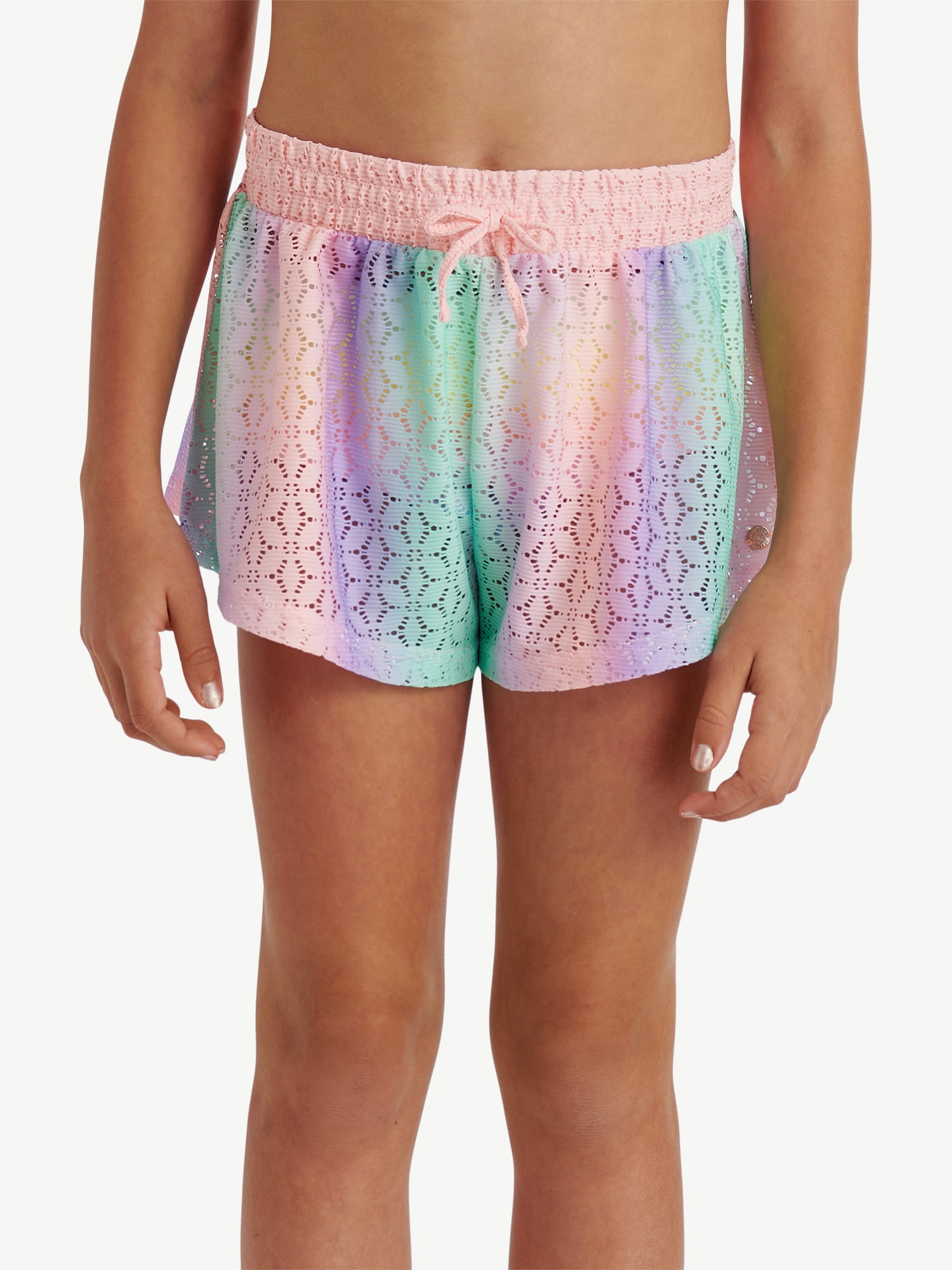Justice Girls Swimsuit Cover-Up Shorts, Sizes 4-18