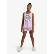 JUSTICE Girls Tank and Short Set, 2-Piece, Sizes XS-XLP