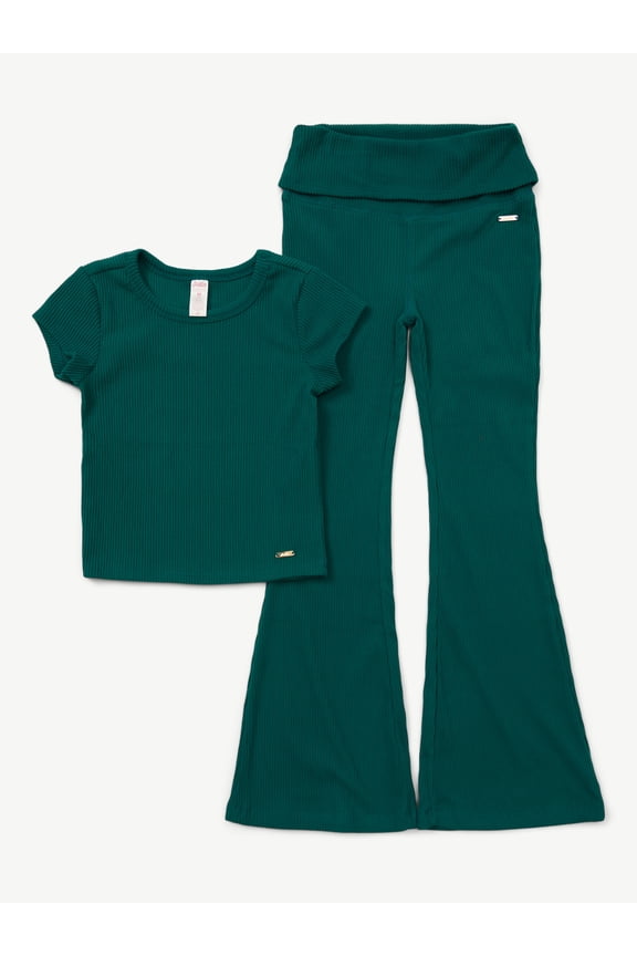 Girls Tee & Flared Legging Set, Sizes XS - XLP