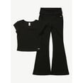 thumbnail image 1 of Justice Girls Tee & Flared Legging Set, Sizes XS - XLP, 1 of 6