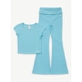 thumbnail image 1 of Justice Girls Tee & Flared Legging Set, Sizes XS - XLP, 1 of 7