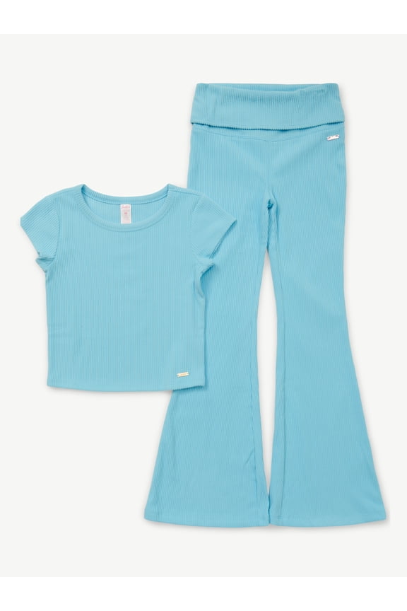 Girls Tee & Flared Legging Set, Sizes XS - XLP
